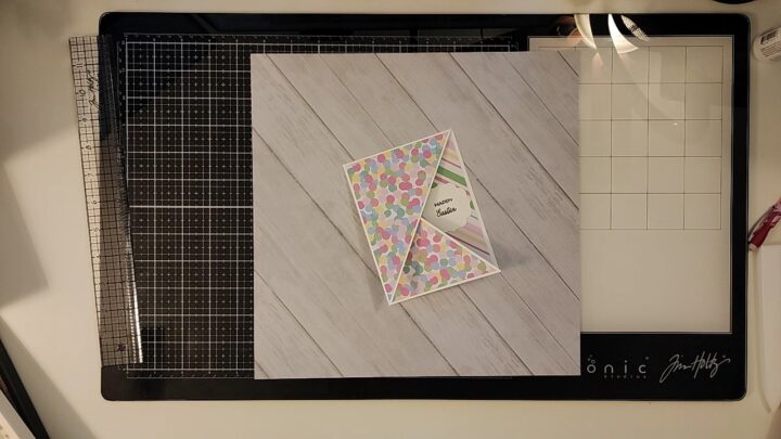 Double Diagonal Fold Card