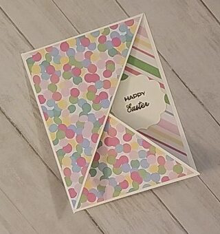 Double Diagonal Fold Card